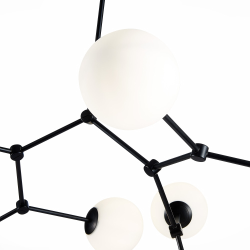 SL1506.403.08 Люстра подвесная ST-Luce Черный/Белый E14 8*40W CHIETI фото 7