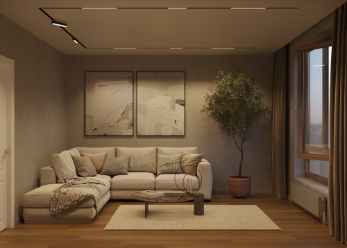 DK8001-BK Линейный светильник SMART LENS 9W DIM 3000K-6000K черный фото 4