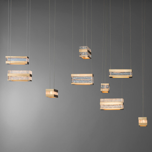 Подвесной светильник Cloyd PRIZM P1 / выс. 8 см - латунь (арт.10632) фото 2