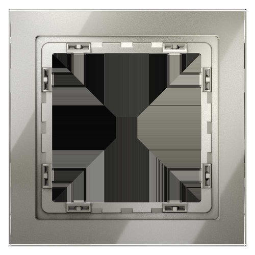 Рамка стеклянная Voltum S70 на 1 пост, (шелк, стекло) VLS110104 Рамка стеклянная Voltum S70 на 1 пост, (шелк, стекло) VLS110104