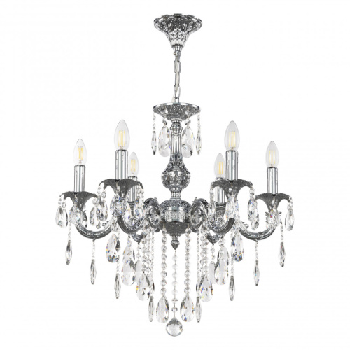Люстра с хрустальными подвесками AL79101/6/175 B Ni Bohemia Ivele Crystal (Богемия Ивеле Кристалл) Люстра с хрустальными подвесками AL79101/6/175 B Ni Bohemia Ivele Crystal (Богемия Ивеле Кристалл)