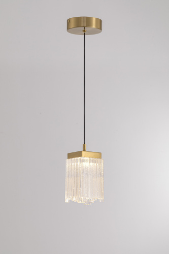 Подвесной светильник MD25020403-1A2 Satin gold, LED/6.4W, 3000K dimmable фото 2