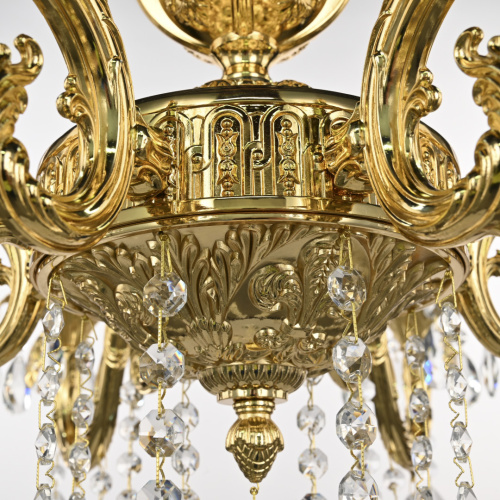 Люстра с хрустальными подвесками AL79101/8/250 B G Bohemia Ivele Crystal (Богемия Ивеле Кристалл) фото 2