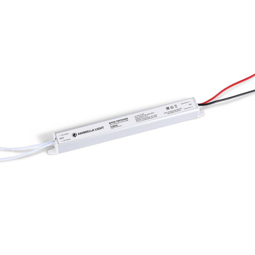 Блок питания Ambrella light Illumination LED Driver 12V 18W IP20 1,5A GS8601 Блок питания Ambrella light Illumination LED Driver 12V 18W IP20 1,5A GS8601