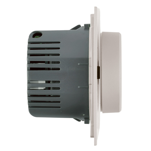 Выключатель диммирующий (механизм), STEKKER, 250В, 1200W, серия Мия, RSW10-3106-08, пудровый жемчуг фото 3
