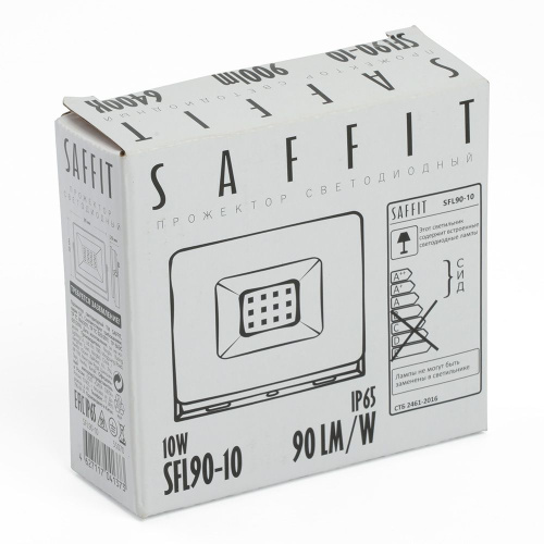 Светодиодный прожектор SAFFIT SFL90-10 IP65 10W 6400K белый фото 7