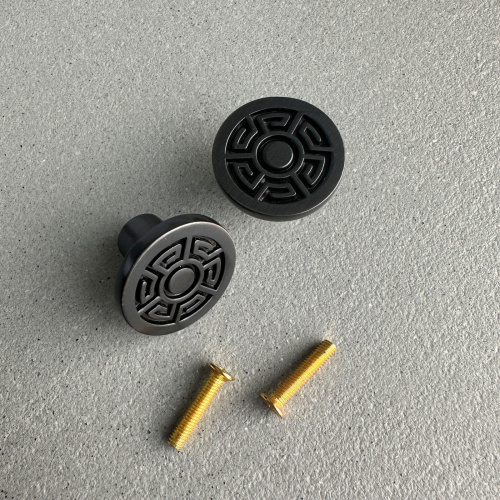 Ручка-кнопка MOS002 black фото 5