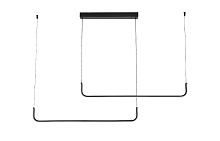 Светильник подвесной Crystal Lux SUAVE SP35W LED L1200 BLACK