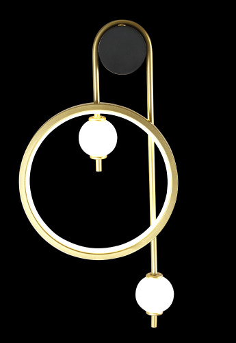 Бра Crystal Lux RODRIGO AP20W LED BLACK/GOLD фото 4