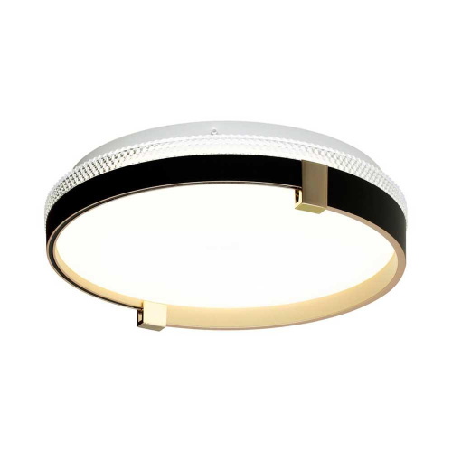 Настенно-потолочный светодиодный светильник Sonex Pale Olidi Black 7647/CL фото 3