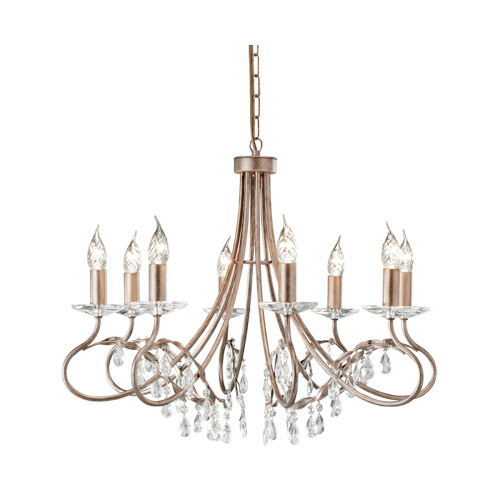 Люстра Elstead Interior, Арт. CRT8-SILVER-GOLD