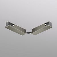 TR5724-DN Электрический коннектор для трека SHINE BASE 90° стена-потолок с поворотом трека под произвольным углом, темный никель, алюминий