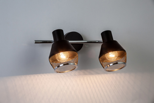 Спот Escada 1116/2A E14*40W Black/Chrome фото 4