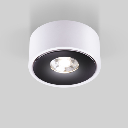 Накладной светодиодный светильник Glide белый/черный 25100/LED фото 3