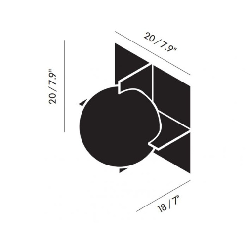 Настенный/Потолочный светильник Plane Surface фото 3