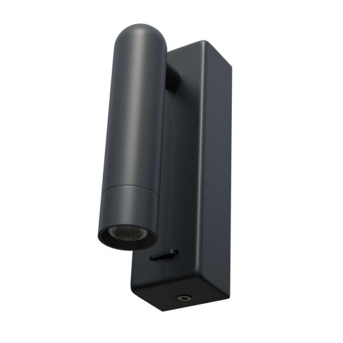 Бра 3W 180LM 3000K, черный Omega Lightstar 200737