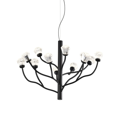 Люстра P0550-12A black Люстра P0550-12A black