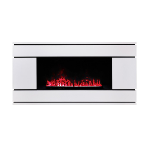 Каминокомплект VEGA/ВЕГА Белый матовый с очагом Электроочаг CASSETTE/КАССЕТА LED 1000