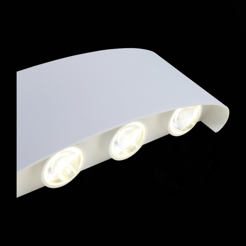 SL089.501.08 Светильник уличный настенный ST-Luce Белый кварцевый LED 8*1W 4000K BISELLO фото 7
