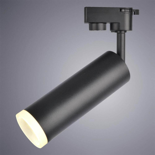 Трековый светодиодный светильник Arte Lamp A6810PL-1BK фото 2