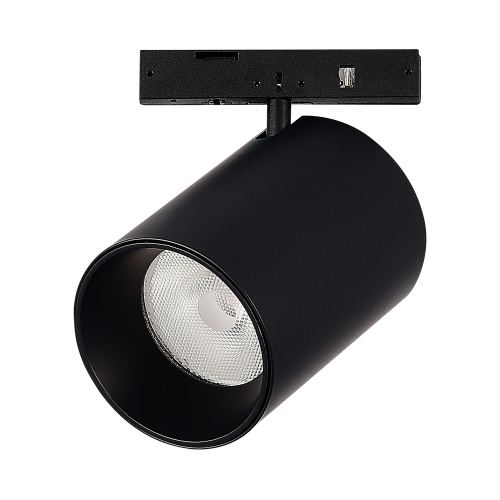 ST671.436.09 Магнитный трековый светильник Черный LED 1*9W 3000K 500Lm Ra>90 36° IP20 D45xH63 24V SUPER5 фото 5