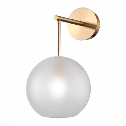 SL1133.501.01 Бра ST-Luce Латунь/Белый E27 1*40W BOPONE фото 8