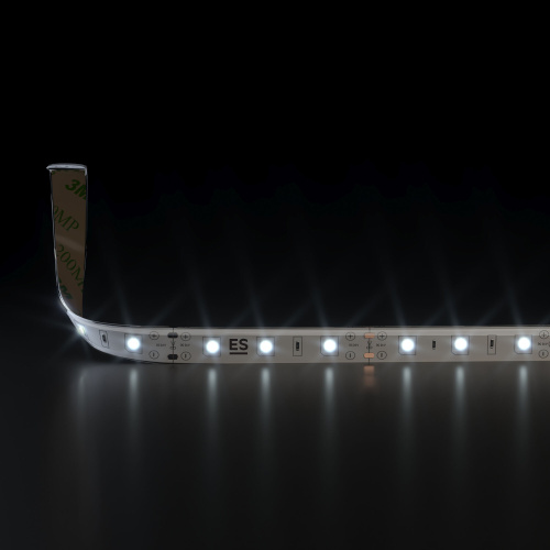 Светодиодная лента 24 В 4,8 Вт/м 60 Led/м 2835 IP65, дневной белый 4200K, 5 м Лента светодиодная 24V 4,8W 60Led 2835 IP65 дневной белый, 5м фото 2