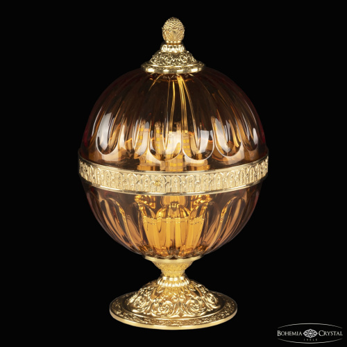 Настольная лампа 5680L/17 G Amber/M-1H Bohemia Ivele Crystal (Богемия Ивеле Кристалл)
