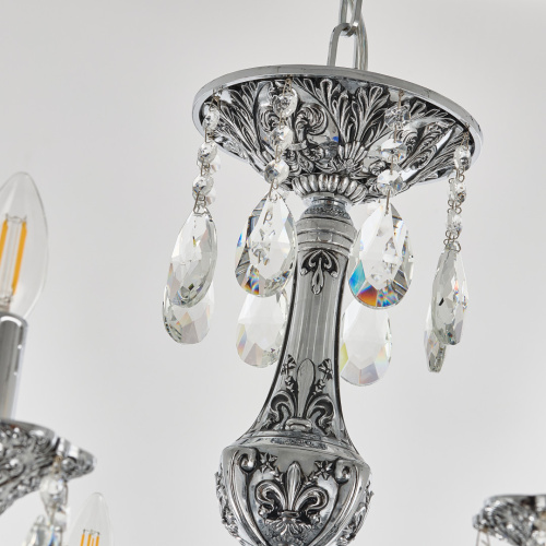 Люстра с хрустальными подвесками AL78101/8/250 B NB Bohemia Ivele Crystal (Богемия Ивеле Кристалл) фото 9