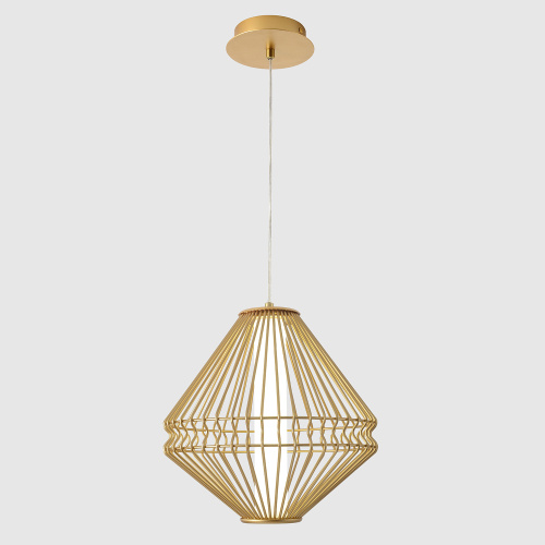 Светильник подвесной Crystal Lux CUADRA SP15W LED GOLD фото 3