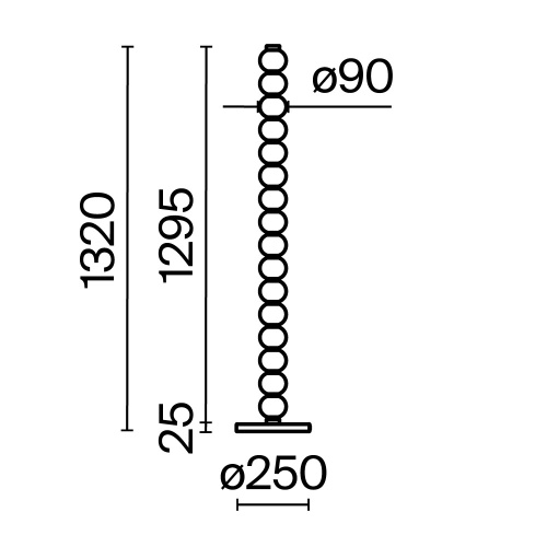 Напольный светильник (торшер) Maytoni MOD555FL-L23G3K фото 12