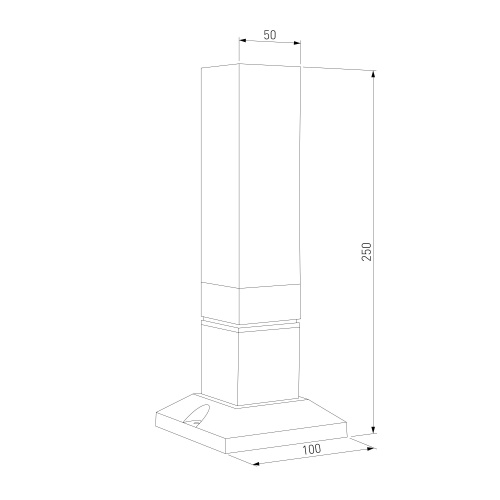 Ландшафтный светильник 1536 TECHNO LED 3000K чёрный IP54 1536 TECHNO LED фото 4