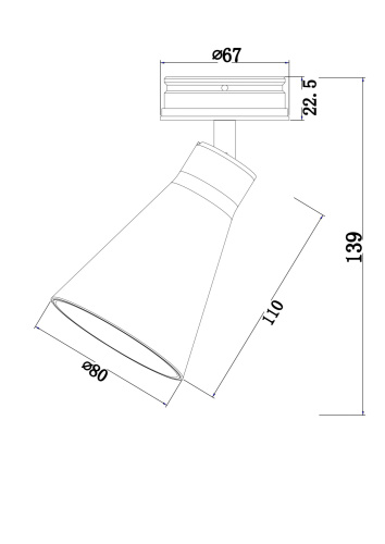Встраиваемый светильник Technical C060CL-01W фото 2