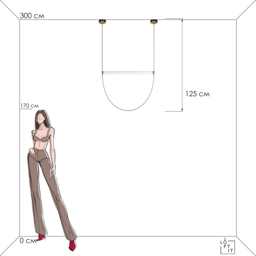 10221/1250 Подвесной светильник LOFT IT Liana фото 3