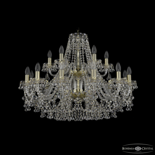 Люстра хрустальная 1409/12+6/300/2d G Люстра хрустальная 1409/12+6/300/2d G