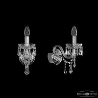 Бра хрустальные 1403B/1/141 Ni Bohemia Ivele Crystal (Богемия Ивеле Кристалл)