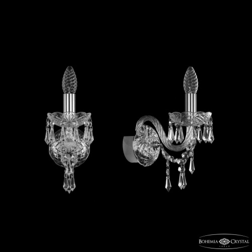 Бра хрустальные 1403B/1/141 Ni Bohemia Ivele Crystal (Богемия Ивеле Кристалл)