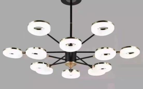 Люстра подвесная Alfa Light F3824-19 BK LED 2 COLOUR Люстра подвесная Alfa Light F3824-19 BK LED 2 COLOUR