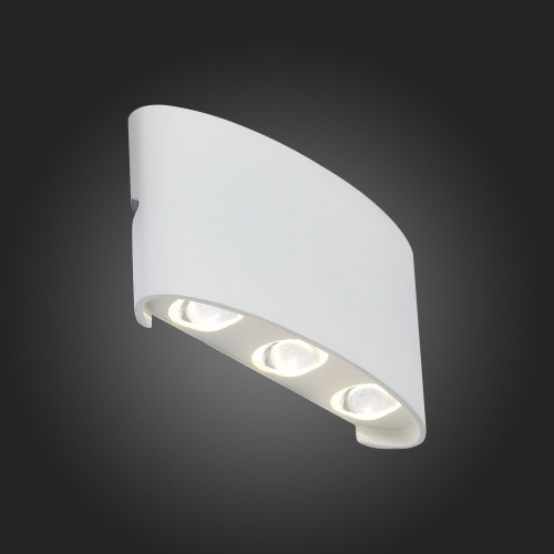 SL089.501.06 Светильник уличный настенный ST-Luce Белый кварцевый/Белый кварцевый, Прозрачный LED 6* BISELLO фото 7
