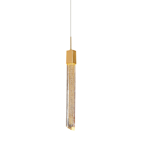 Подвесной светильник OD2510-1 gold/clear