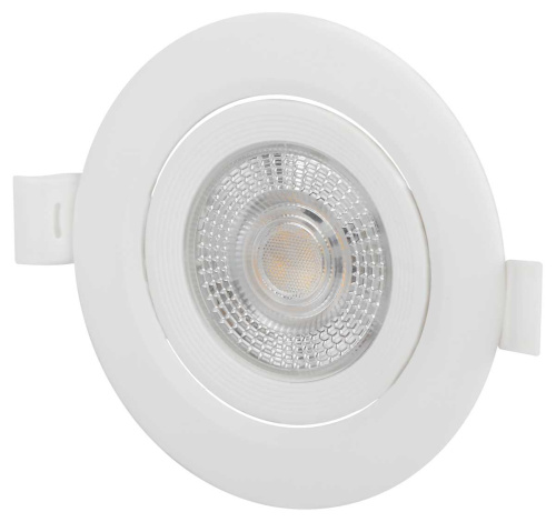Светильник светодиодный встраиваемый ЭРА KL LED 25A-5 4K WH 5Вт 4000К круглый поворотный белый Б0068192 фото 8