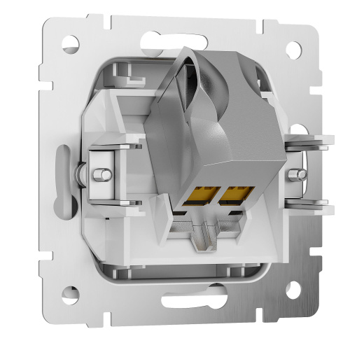 Розетка Ethernet RJ-45 cat. 6A экранированная (белый матовый) W5120001 фото 2
