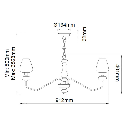 Люстра  Elstead Lighting , Арт. DL-ARMAND8-AB фото 2