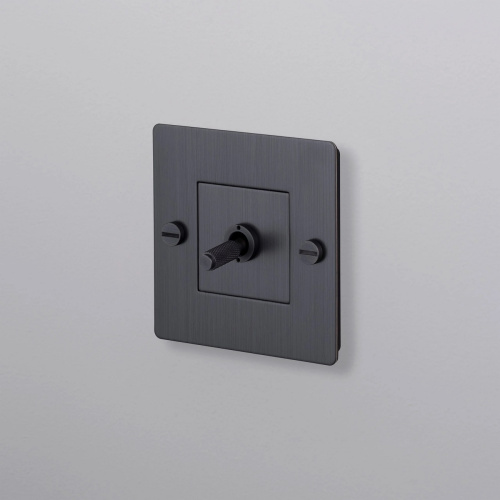 Выключатель 1G smoked bronze фото 2