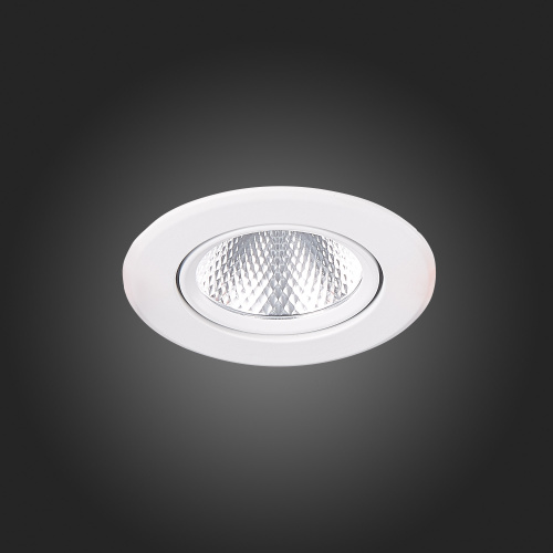 ST211.548.08.36 Св-к встр. Белый LED 1*8W 4000K 640Lm Ra80 36° IP20 D86xH50 220-240V Встраиваемые светильники фото 2