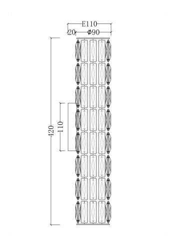 Настенный светильник (бра) Maytoni DIA008WL-02CH фото 14