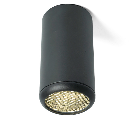 Светильник потолочный Feron ML184 Barrel ECHO  MR16 GU10 35W 230V, черный, с антибликовой сеточкой фото 4