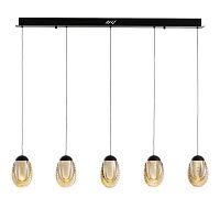 Подвесной светильник MD25090022-5B matt black/champagne