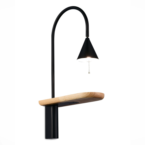 SL1802.401.01 Бра ST-Luce Черный/Черный E27 1*60W AMIRO фото 2