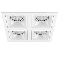 Комплект из светильников и рамки Lightstar Domino Quadro (214546+214506+214506+214506+214506) D54606060606